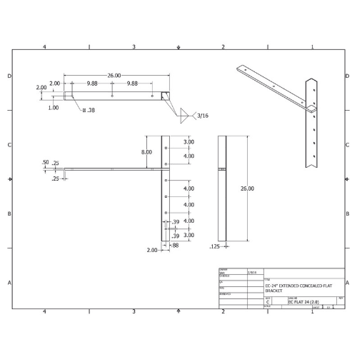 BRACKET-ECFLAT(2.0)-24-BLACK - image 3
